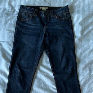 Democracy Ab Technology Skinny Ankle Womens Dark Wash Jeans Sz 8 Stretch.